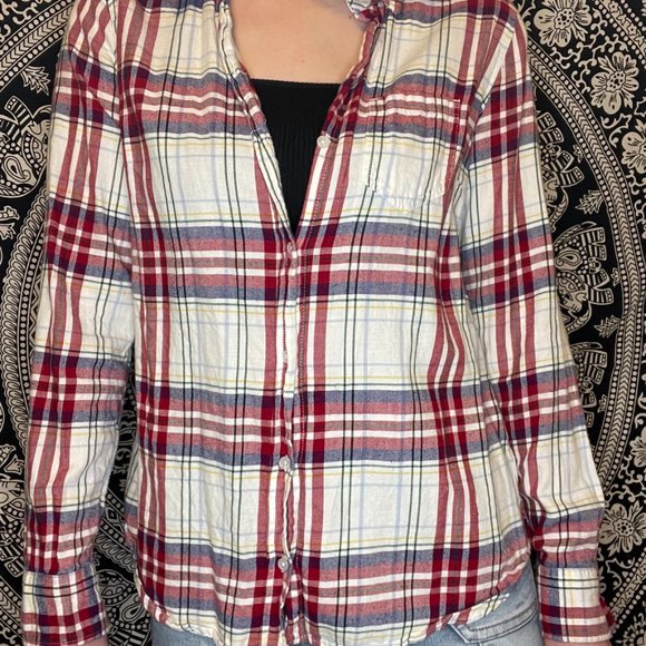 Gap Red and White Flannel - Picture 5 of 5